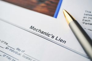 mechanics lien contract