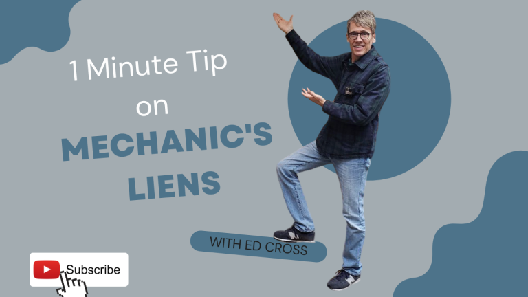 1 minute tip on Mechanics Liens